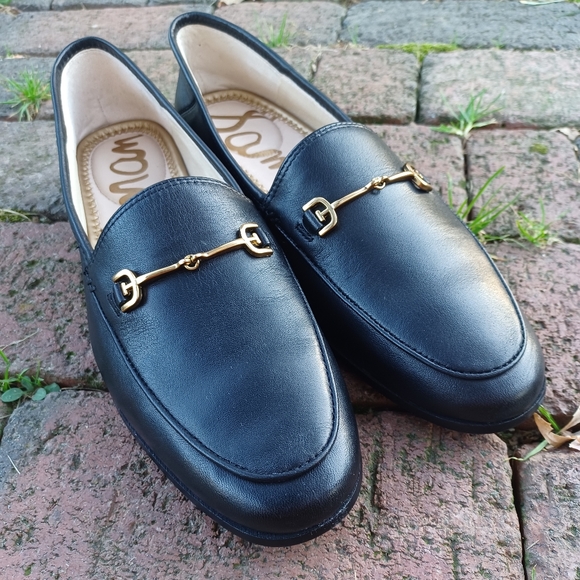 Sam Edelman Shoes - New Sam Edelman Loraine bit hardware black leather loafers womens size 7.5